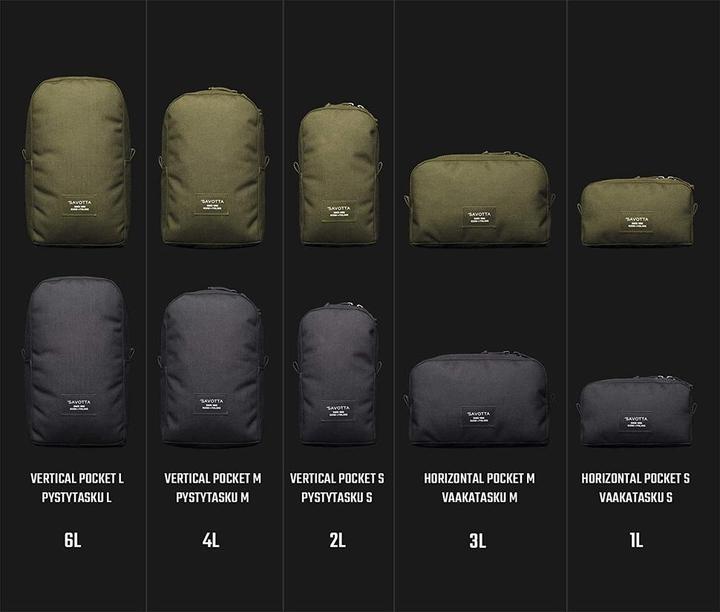Actual product image Savotta Vertical backpack bag