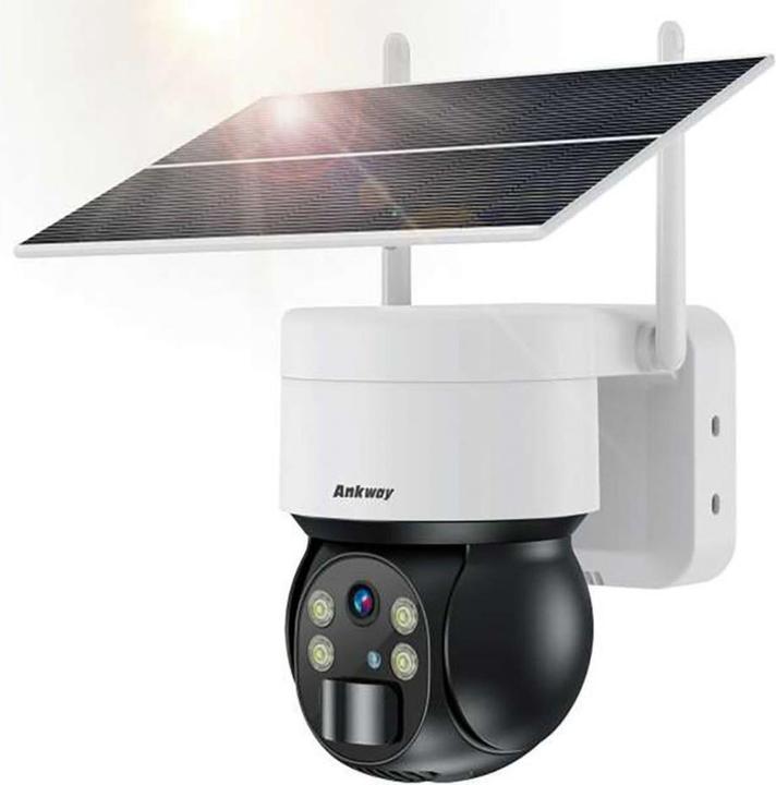 Immagine prodotto Choetech ASC006-WF telecamera WiFi PTZ intelligente e solare con pannello solare da 5W - bianco (2048 x 1536 pixel)