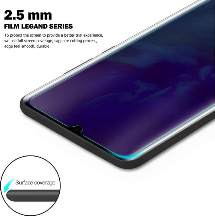 Produktbild Screenguard Huawei P30 Panzerglas Schutzfolie Case Friendly Design (1 Stück, Huawei P30)