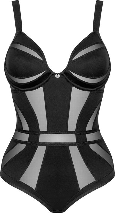 Actual product image Obsessive Chic Amoria Teddy - Black (XS, S)