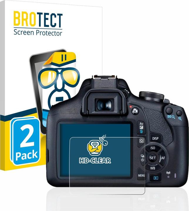 BROTECT Screen Protector Clear (Screen protector, EOS 2000D)