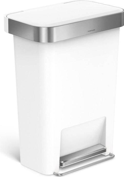 Actual product image Simplehuman 45 l, single compartment, white plastic (45 l)