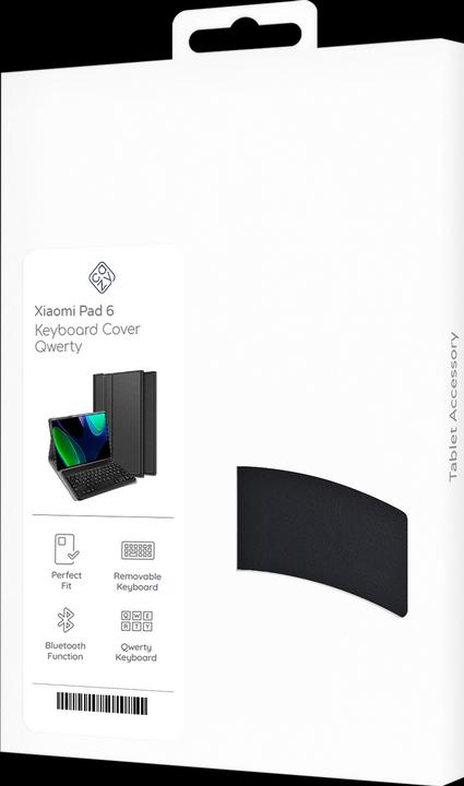 Produktbild Cazy Tastatur Hülle Kompatibel mit Xiaomi Pad 6 - Schutz Etui mit magnetisch Abnehmbarer Tastatur - (Eng. Int., Xiaomi Pad 6)