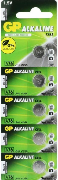 Productafbeelding GP Batteries Alkalische (10 Pcs., LR44, 105 mAh)
