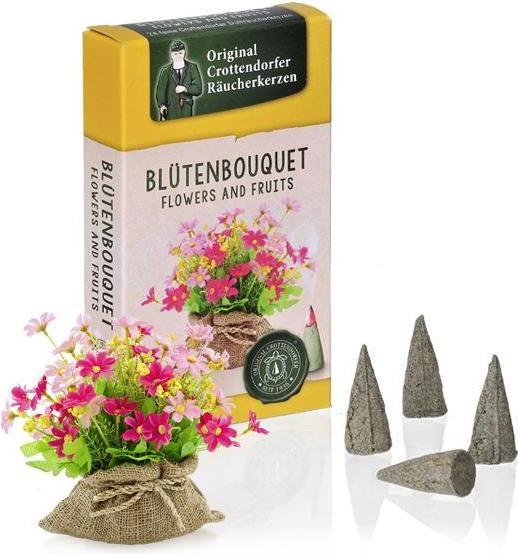 Actual product image Crottendorfer 1601 - Incense cones flower bouquet M, 24 pieces