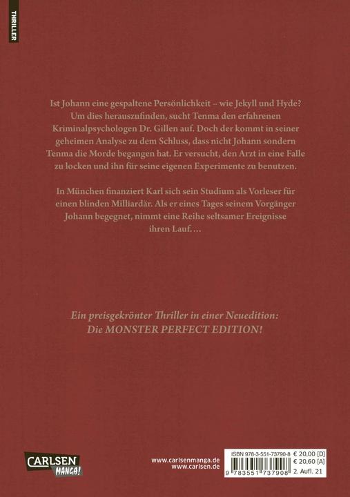 Produktbild Monster Perfect Edition 3 (Deutsch, Naoki Urasawa, 2020)