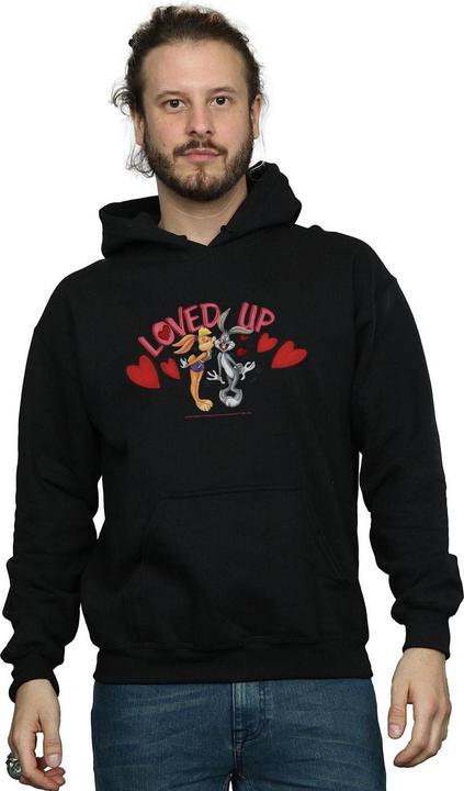 Immagine prodotto Looney Tunes Bugs Bunny And Lola Valentine's Day Loved Up Felpa con Cappuccio Uomo (L)