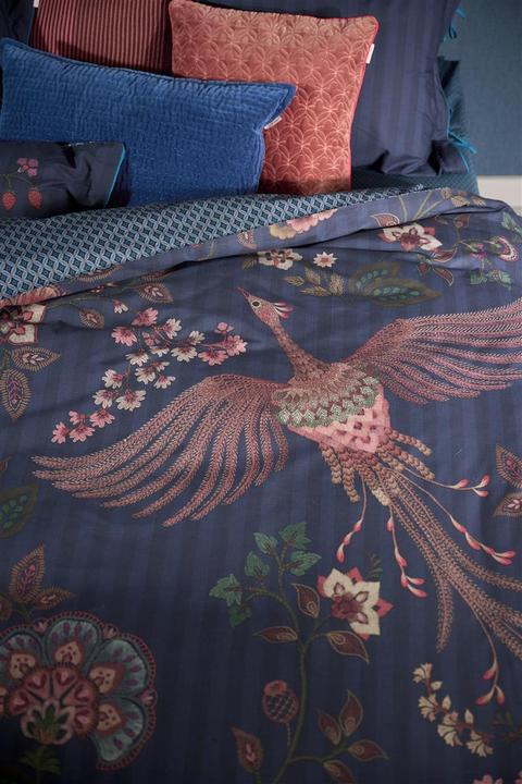 Actual product image PIP Studio Buenas Noches bed linen dark blue 135x200cm (1 set) (Duvet cover, 135x200 cm)