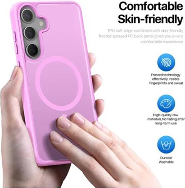 Produktbild Samsung Galaxy S25 Plus - Ducis Yind Series mit Magsafe in pink (Samsung Galaxy S25+)