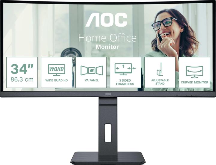 AOC CU34P3CV (3440 x 1440 pixels, 34")