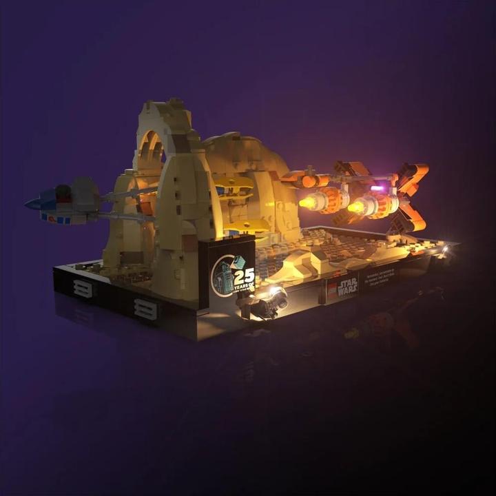 Produktbild Light my bricks LMB 2.0 LED Licht Set für LEGO® 75380 Star Wars Podrennen in Mos Espa – Diorama