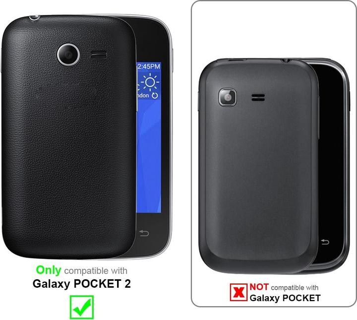 Image du produit Cadorabo Coque pour Samsung Galaxy POCKET 2 universel avec Clip (Samsung Galaxy Pocket 2)