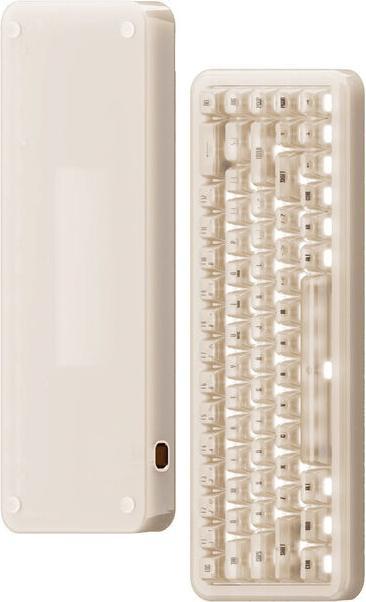Image du produit Akko YU01 Antique Jade Clavier de jeu, RGB - 65%, V3 Piano Pro Switches (ISO) (US, Filaire, Sans fil)