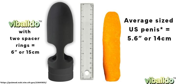 Actual product image Balldo Viballdo - Black (4 cm)