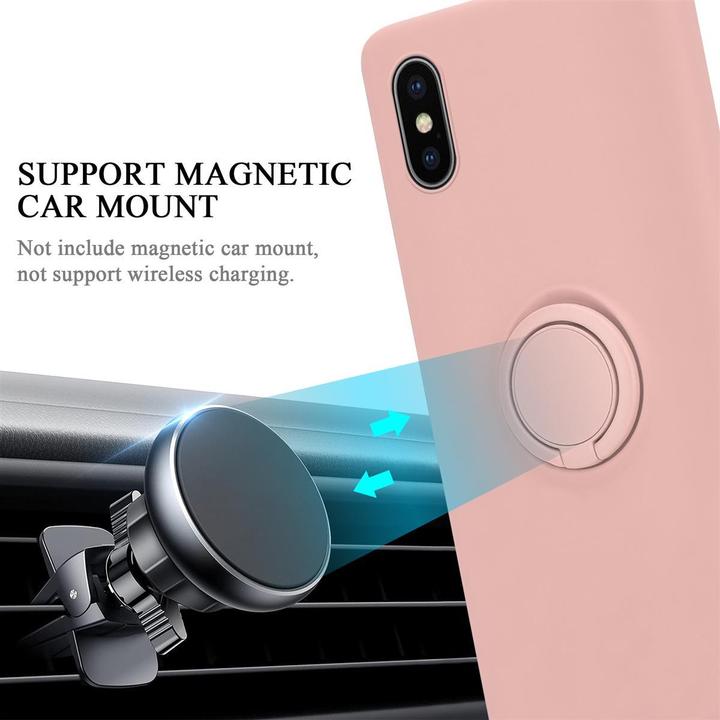 Produktbild Cadorabo TPU Liquid Ring Silicone Case Hülle (Apple iPhone X)