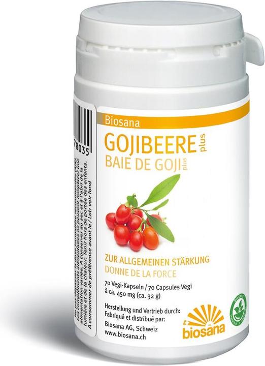 Immagine prodotto Biosana Bacche di Goji più 4g (70 Pezzo/i, Pillole, 280 g)