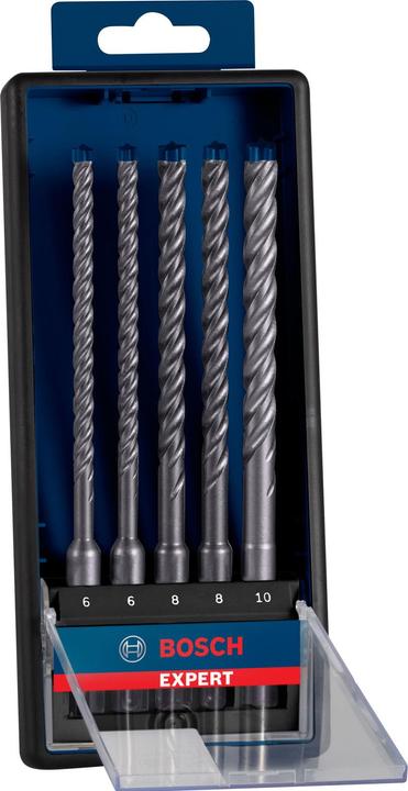 Actual product image Bosch Professional Zubehör EXPERT SDS plus-7X hammer drill bit set, 6/6/8/10 mm, 5 pcs. (6.0 mm, 10.0 mm, Ø 8.0 mm)