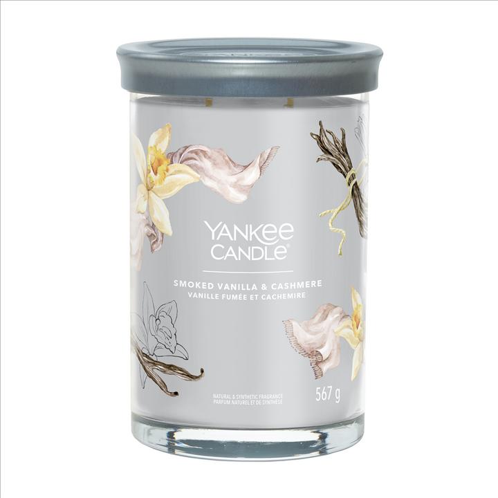 Immagine prodotto Yankee Candle Candela profumata Smoked Vanilla & Cashmere Signature Large Tumbler (567 g)