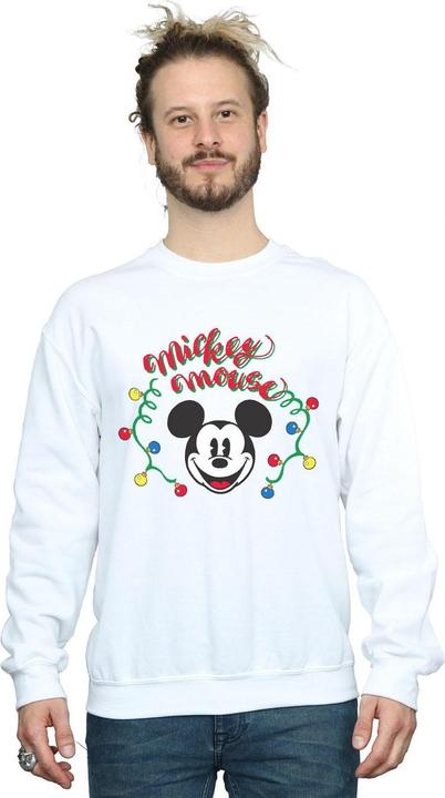 Immagine prodotto Disney Mickey Mouse Christmas Light Bulbs Felpa Uomo (L)