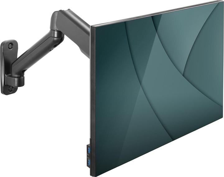 Actual product image Digitus Assmann electronic single gas spring monitor wall mount (Wall, 32")
