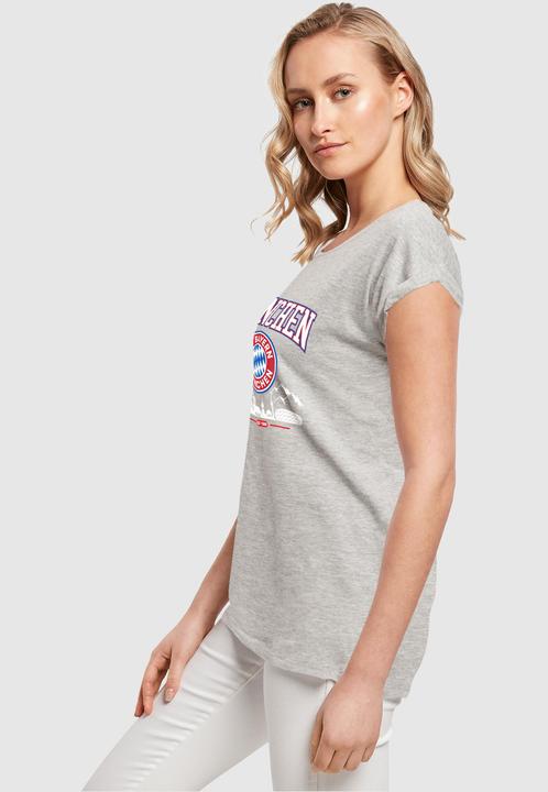 Image du produit FC Bayern München Tee-shirt femme FC Bayern Skyline for grey épaule étendue - 115379 (XS)