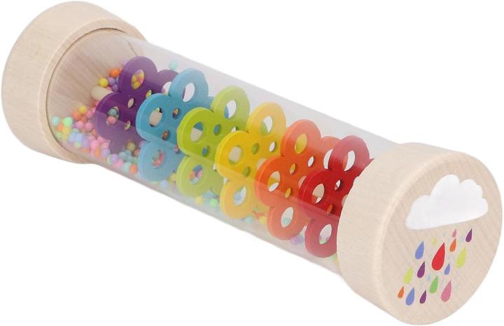 Immagine prodotto Activity Board Strumento a tubo sonoro per la pioggia in legno, strumento musicale a bastone per la pioggia