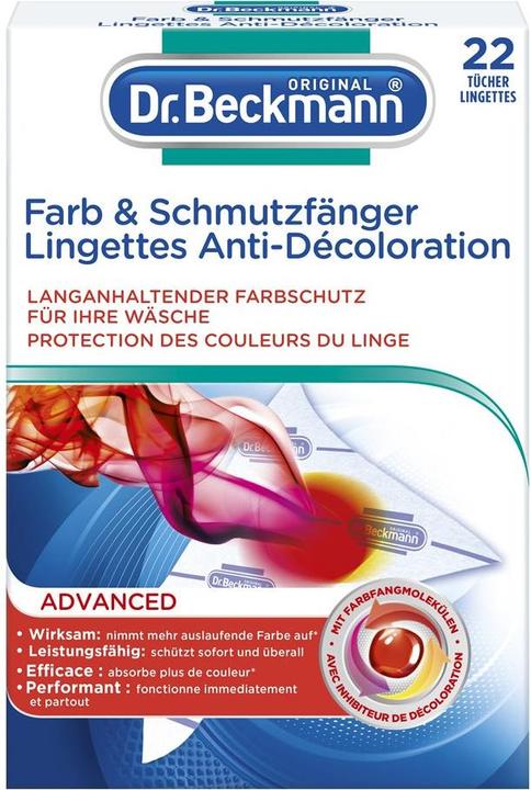 Actual product image Dr. Beckmann Farb- und Schmutzfänger mit Mikrofaser + Farbfang-Moleküle (22 Washing cycles, Sheets)