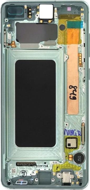 Actual product image Samsung Display unit + frame G975F Galaxy S10 + prism green GH82-18849E (Display, Galaxy S10+)