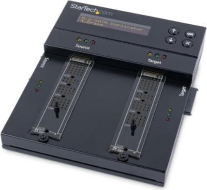 Produktbild StarTech com Selbständiger M.2 SATA & M.2 NVMe Duplikator und Löscher - SATA/SSD Festplatten klo