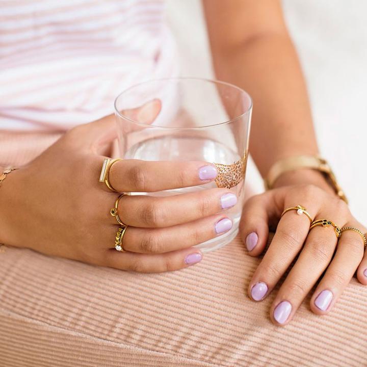 Produktbild Cluse Idylle Gold Marble Bar Ring (54)