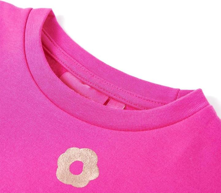 Image du produit VidaXL Sweatshirt enfant rose foncé 116,Composition : 95% coton. 5 (116)