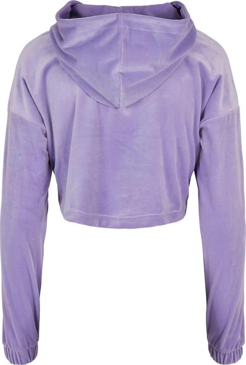 Image du produit Urban Classics Sweat à capuche croisé en velours pour femmes (M)
