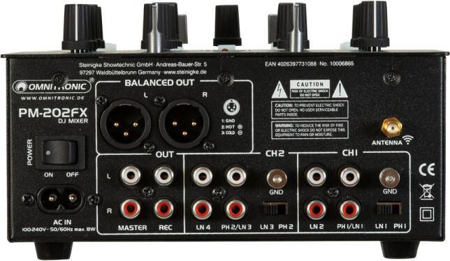 Image du produit Omnitronic PM-202FX (Contrôleur DJ)