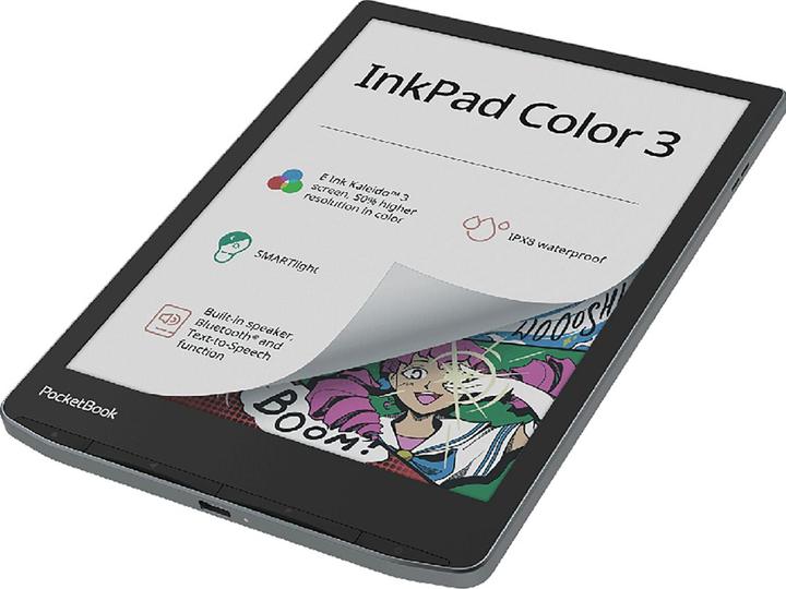 Produktbild PocketBook InkPad Color 3 (7.80", 32 GB, Stormy Sea)
