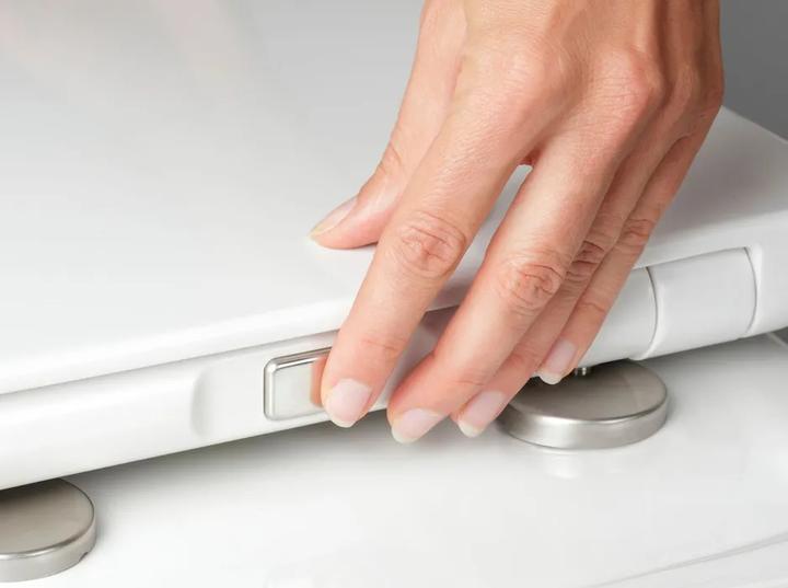 Immagine prodotto Allibert wc-bril RAINBOW - D-vorm - thermodure - soft close - cerniere inox - afklikbaar - wit