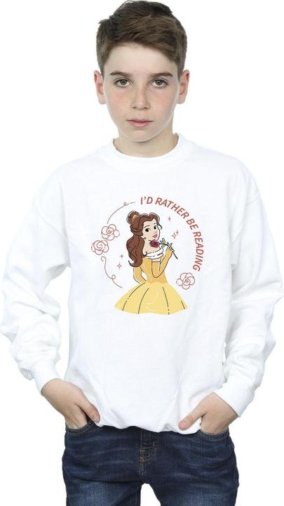 Immagine prodotto Disney Beauty And The Beast I'd Rather Be Reading Felpa Ragazzi (140, 146)