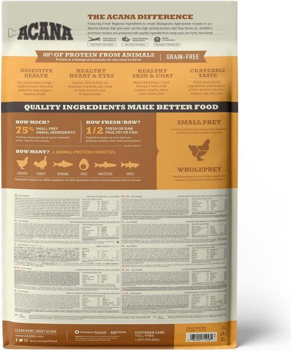 Actual product image Acana Wild Prairie (Junior, Adult, Senior, 1 pcs., 4500 g)