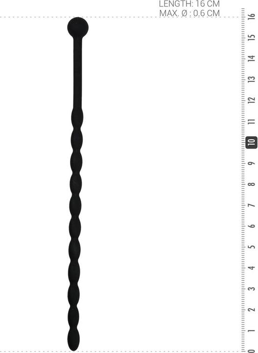 Image du produit Sinner Gear Dilatateur en silicone Geribbelde Zwart