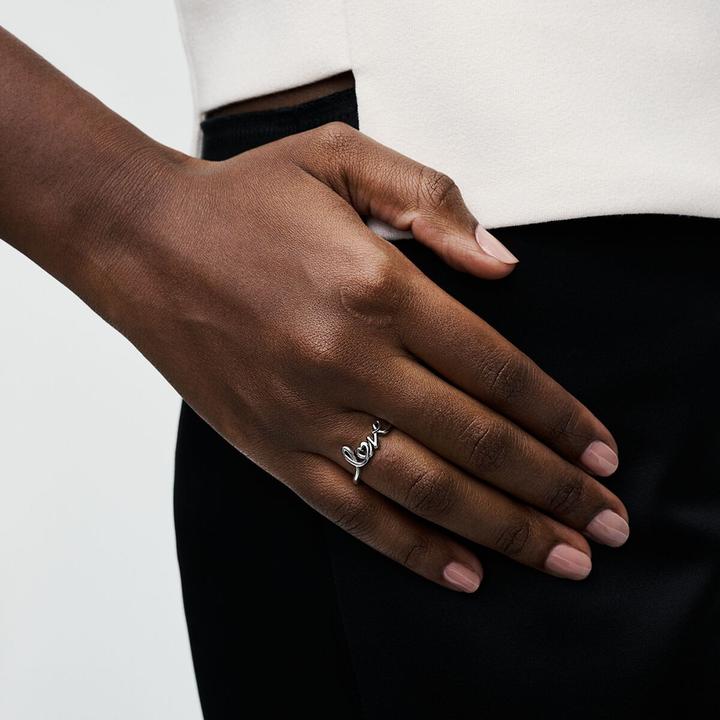 Produktbild Pandora Handgeschriebenes Love Ring (52, 925 Silber)