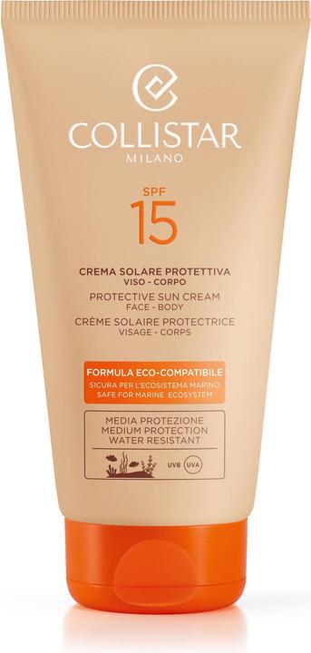 Actual product image Collistar Eco Compact Protecting SunCr Sun Protection Factor 15 (Suntan cream, SPF 15, 150 ml)
