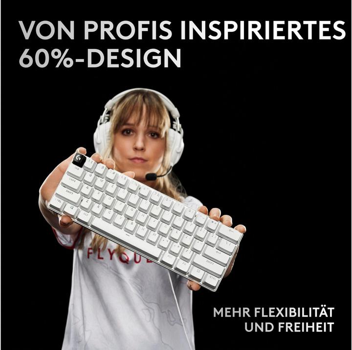Actual product image Logitech G PRO X 60 (CH, Wireless, Cable)