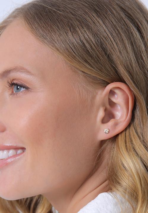 Image du produit Elli Boucles d'oreilles Scintillant cristaux 925 argent sterling (Argent sterling 925, Cristal de verre)