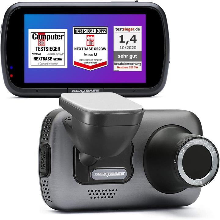 Productafbeelding Nextbase 622GW (GPS-ontvanger, WiFi, Bluetooth, Ingebouwd display, Nachtzicht, 4K)