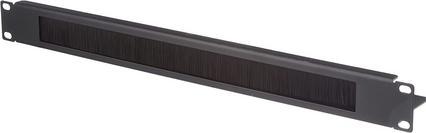 Image du produit Delock 19? Gestion des câbles brosse avec fixation des câbles 1 UH noir