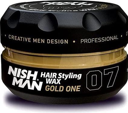 Nishman Nish Man Hair Styling Gel Wax Gold 150ml (Gel per capelli, 150 ml)