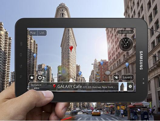 Actual product image Samsung Galaxy Tab P1000, 16 GB - 7 inch display - WiFi + 3G (16 GB)