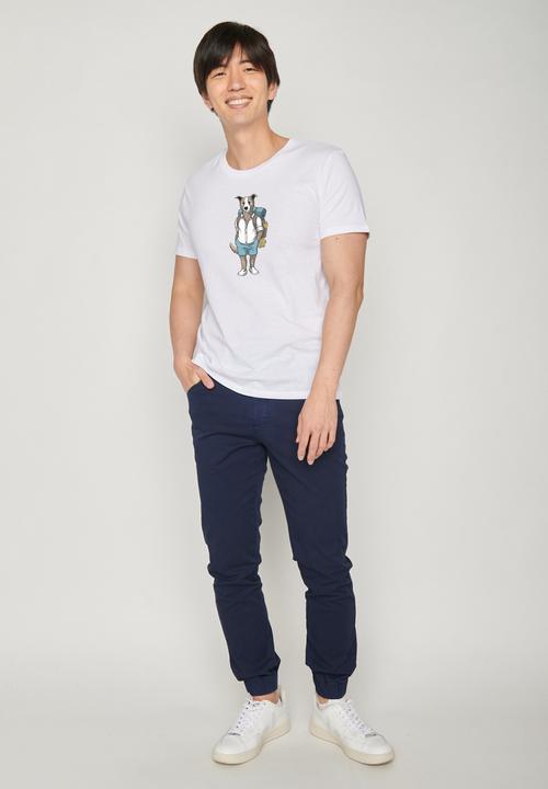 Actual product image Greenbomb Animal Dog Traveller Guide T-Shirt (L)