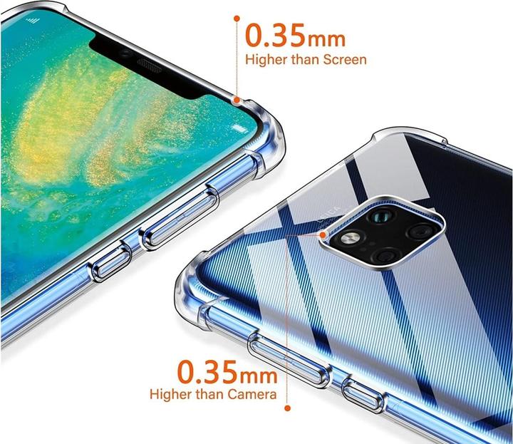 Actual product image Screenguard Huawei Mate 20 Pro Crystal Soft Airbag Bumper (Mate 20 Pro)