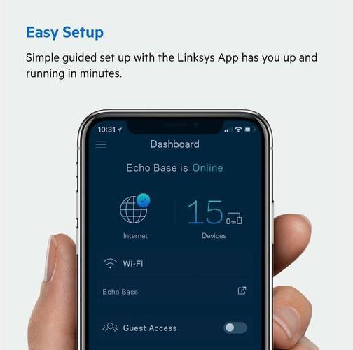 Immagine prodotto Linksys Velop WiFi 6 AX5300 Mesh-WLAN Tri-Band-System 1er-Pack (MX5300)