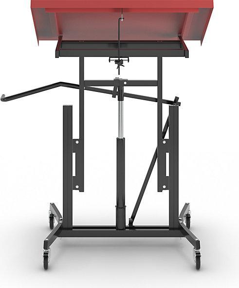 Actual product image Global Stole XL material stand, mobile, height adjustment range 730 - 980 mm, 4 stabilising